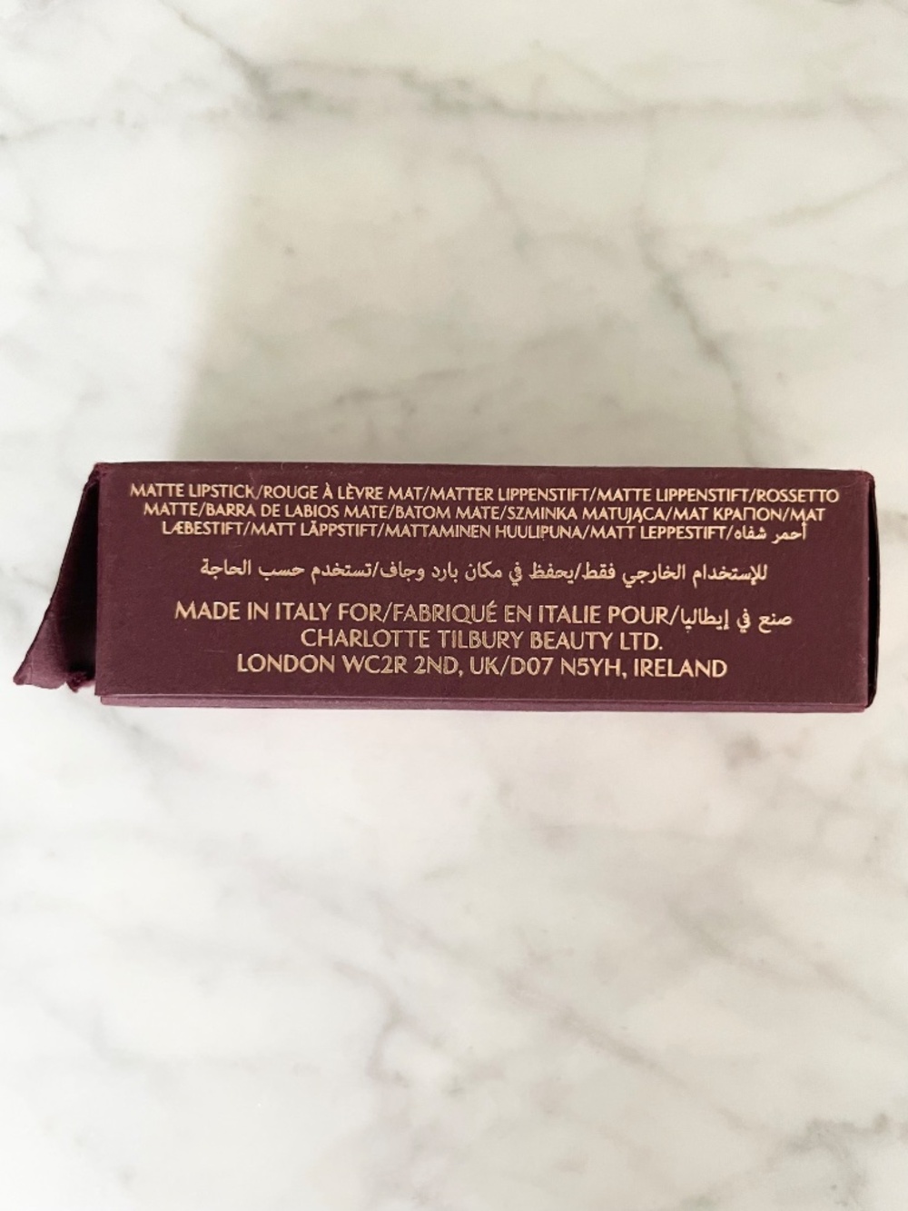 NWT CHARLOTTE TILBURY Matte Revolution Luminous Matte Lipstick - MARK OF A KISS - Picture 13 of 16